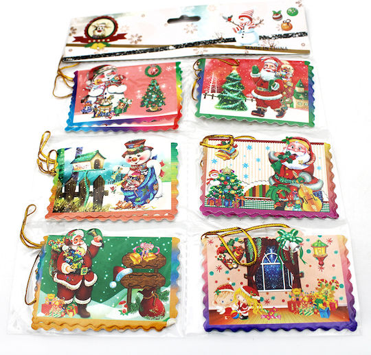 Greeting Cards Christmas 5.5x7.5cm 12pcs