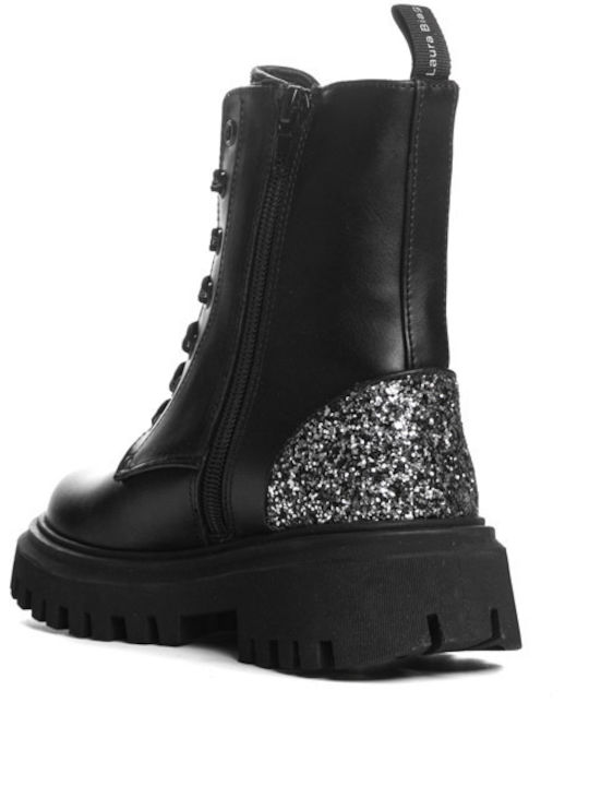 Laura Biagiotti Kids Boots with Lace Black