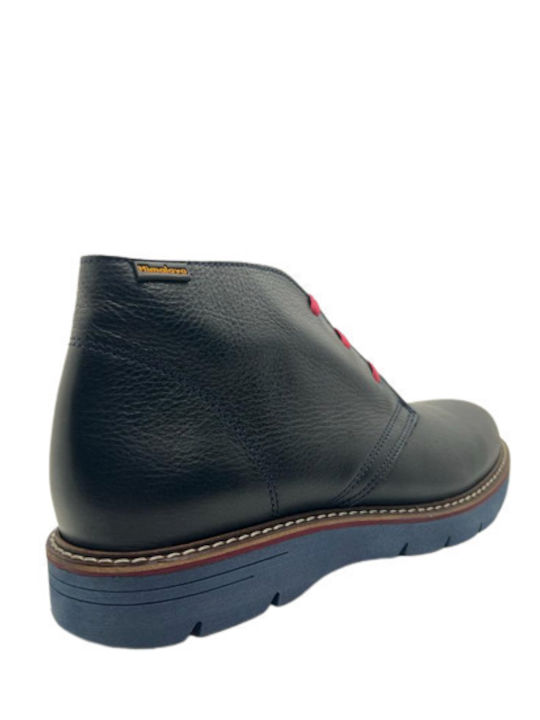 Leder Blau Herrenstiefel Anatomisch