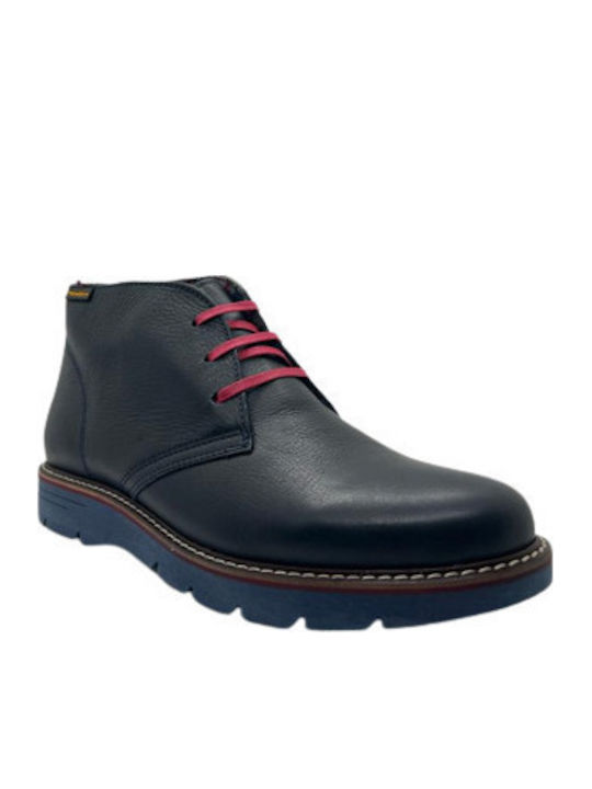 Leder Blau Herrenstiefel Anatomisch