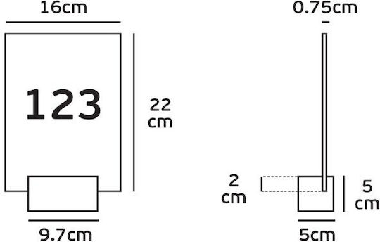VK Lighting Hotel Room Service Accessory 1pcs