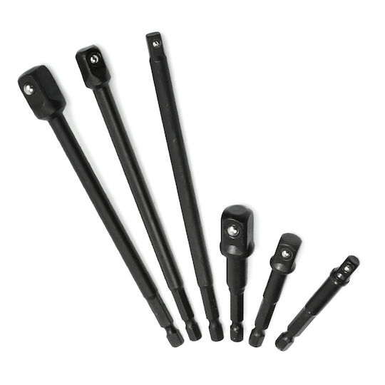 Geko Ratchet Extension 1/4" 6pcs