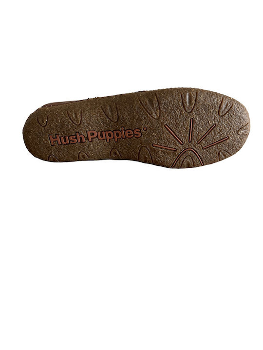 Hush Puppies Piele Mocasini dama în culoarea Maro