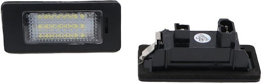 License Plate Lights for Audi A1 / A4 / A6 / A7 / Q5 Skoda Fabia / Superb / Yeti Volkswagen Passat 2pcs