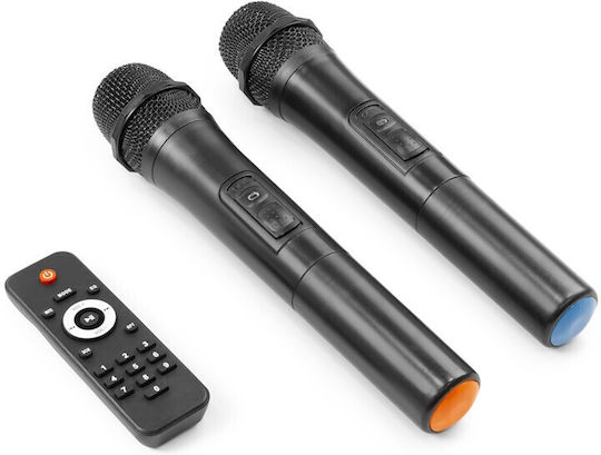 Vonyx Ηχείο Karaoke με Ασύρματα Μικρόφωνα Verve38 174.032 Μαύρο