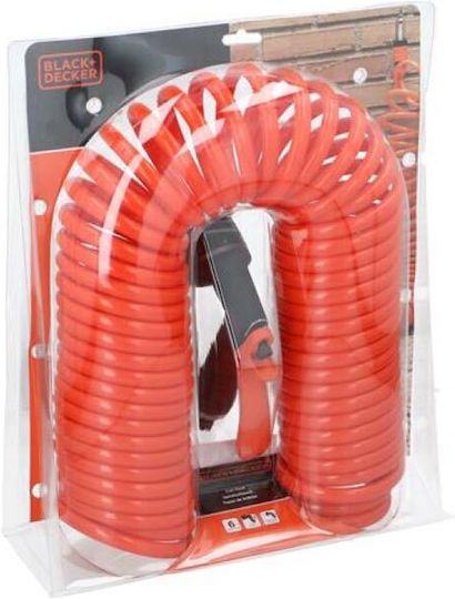 Black & Decker Λάστιχο Σπιράλ Σετ 15m