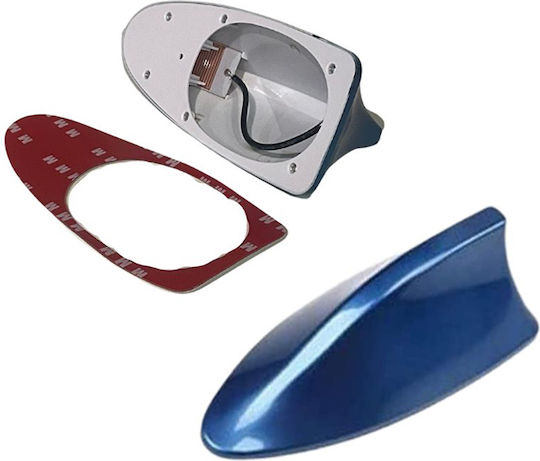 Auto Gs Car Antenna Roof Universal Shark for Radio in Blue Color
