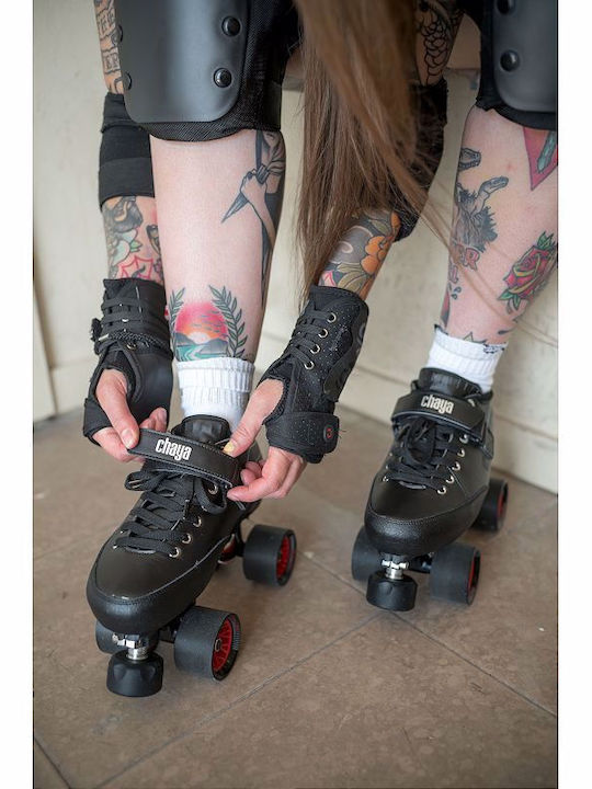 Chaya Derby Sapphire Quad Rollers Μαύρα Ενηλίκων/Παιδικά