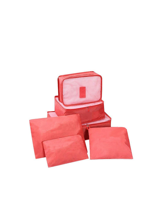 Set Toiletry Bag in Pink color 38cm