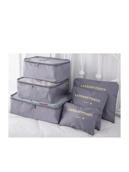 Set Toiletry Bag in Gray color 38cm