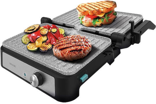 Cecotec Take&Clean Stone Sandwich Maker Grill 1500W Inox