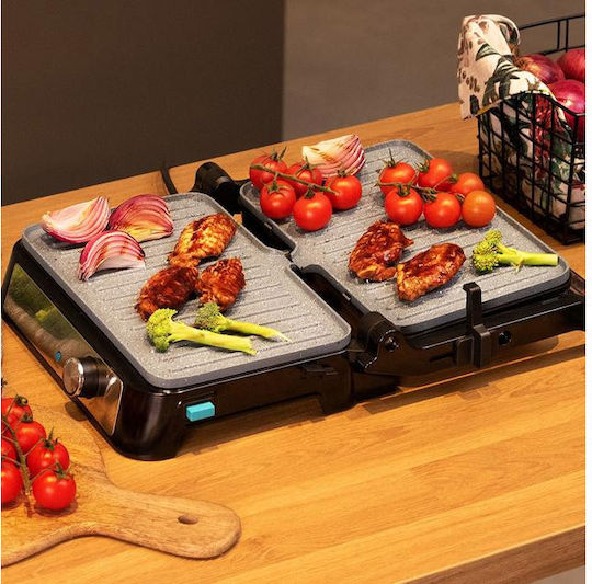 Cecotec Take&Clean Stone Τοστιέρα Γκριλιέρα 1500W Inox