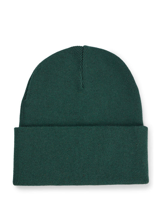 Beanie Unisex Σκούφος Πλεκτός σε Πράσινο χρώμα