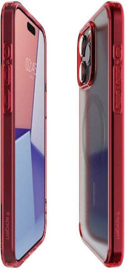 Spigen Ultra Hybrid (MagFit) Back Cover Πλαστικό 2mm Frost Deep Red (iPhone 15 Pro)