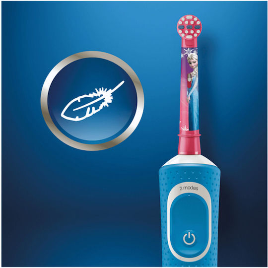 Oral-B Frozen Children's Electric Toothbrush With Chronograph For 3+ Years With Replacement Heads