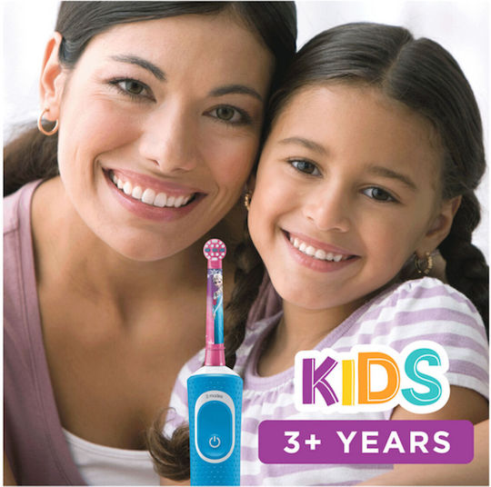 Oral-B Frozen Children's Electric Toothbrush With Chronograph For 3+ Years With Replacement Heads
