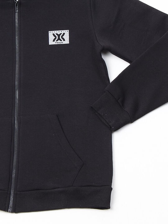 Trax Men's Sweatshirt Jacket Black