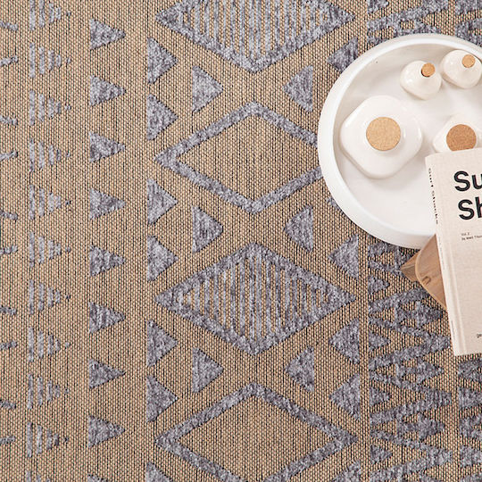 Royal Carpet Gloria Cotton 10 Χαλί Ορθογώνιο Καλοκαιρινό Grey 120x180cm