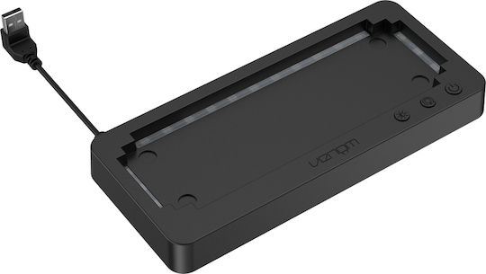 Venom Led Βάση για Switch με φωτισμό LED Μαύρη VS4928