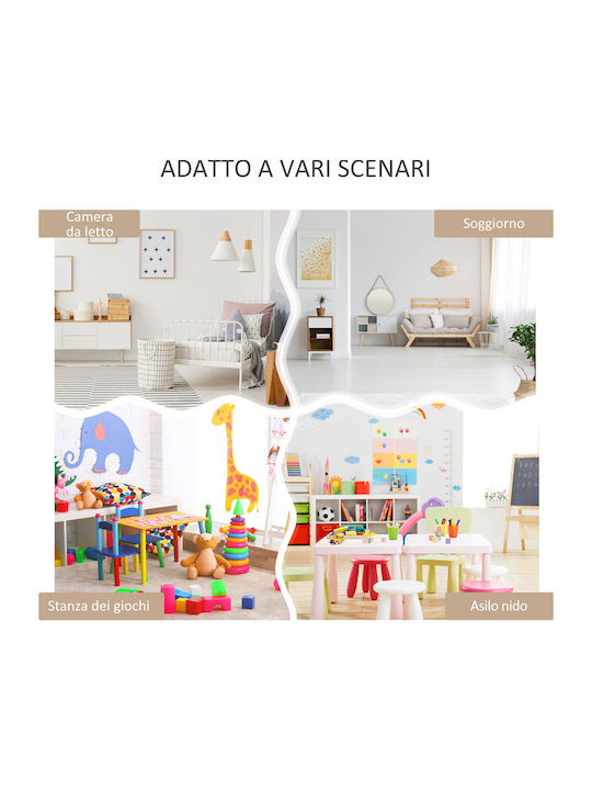 Βιβλιοθήκη Δαπέδου Ξύλινη Λευκή 60x29.9x90cm