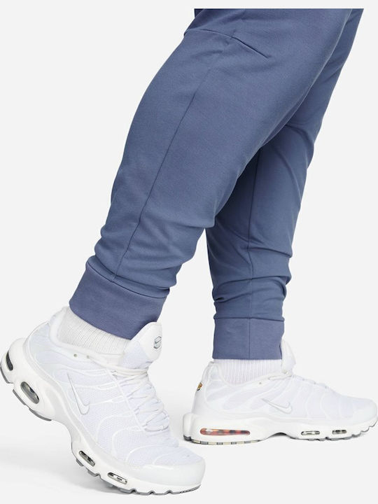 Tech Fleece Men's Sweatpants with Elastic Blue