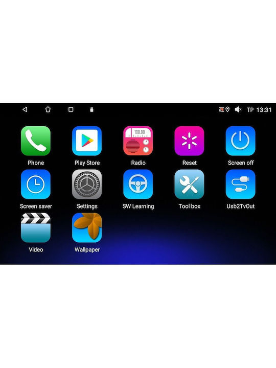 Digital IQ Car Audio System for Renault Dokker Dacia Dokker 2012> (Bluetooth/USB/WiFi/GPS/Apple-Carplay/Android-Auto) with Touch Screen 9"
