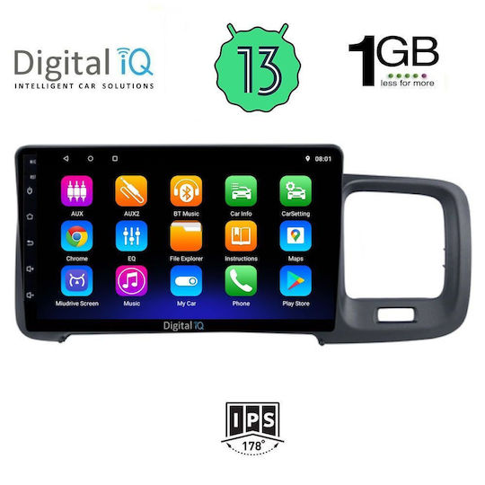 Digital IQ Автомобилна Аудио Система (Блутут/USB/WiFi/GPS/Apple-Carplay/Android-Auto) с Тъчскрийн 9"