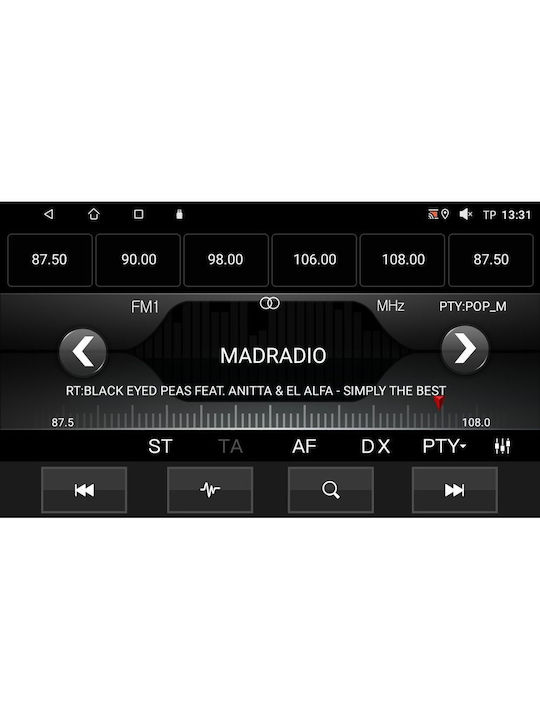 Digital IQ Car Audio System for Renault Dokker Dacia Dokker 2012> (Bluetooth/USB/WiFi/GPS/Apple-Carplay/Android-Auto) with Touch Screen 9"