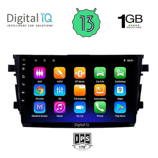 Digital IQ Auto-Audiosystem für Suzuki Celerio 2015> (Bluetooth/USB/WiFi/GPS/Apple-Carplay/Android-Auto) mit Touchscreen 9"