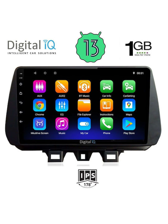 Digital IQ Car Audio System for Hyundai Tucson 2019> (Bluetooth/USB/WiFi/GPS) with Touch Screen 9"