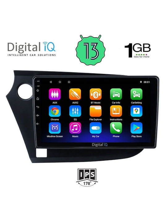 Digital IQ Car Audio System for Honda Insight 2009-2014 (Bluetooth/USB/WiFi/GPS) with Touch Screen 9"