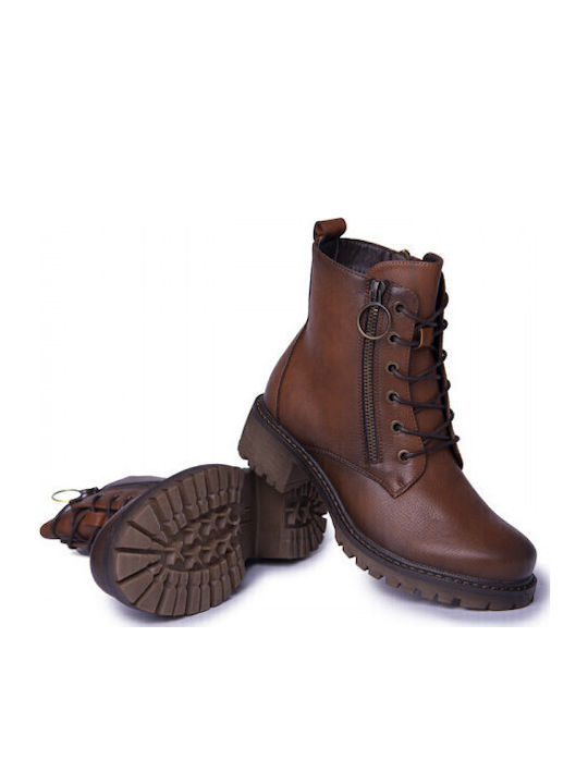 Stiefeletten Damen Braun