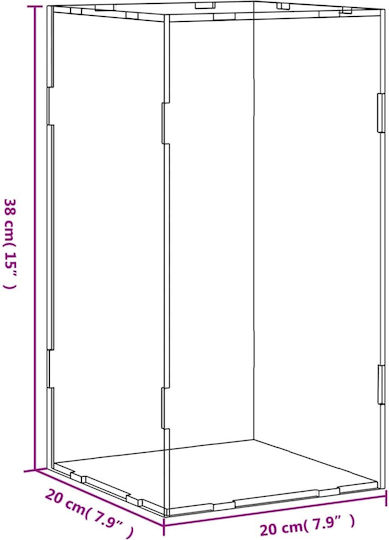 vidaXL Σταντ Προβολής Προϊόντων Π20xΒ20xΥ38cm
