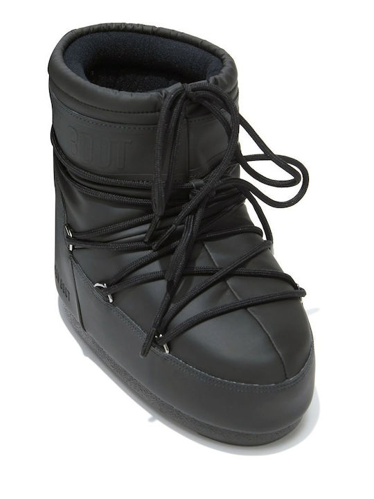 Moon Boot Women's Boots with Rubber Icon Low Black