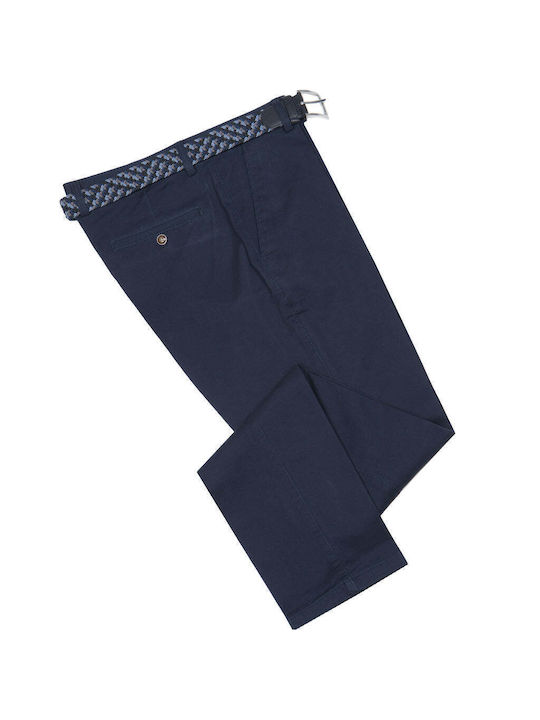 Mygolf Men's Chino Trousers Blue