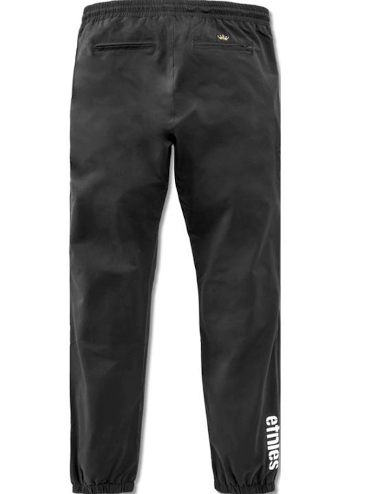 Etnies Men's Sweatpants with Rubber Black