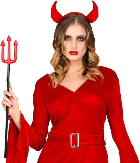 De carnaval Trident Roșie pentru Halloween 1buc