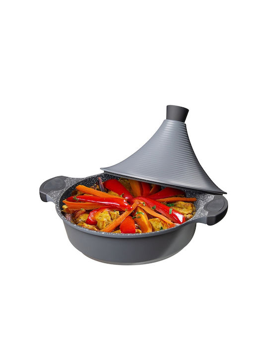Cheffinger Γάστρα Στρογγυλή από Αλουμίνιο 28x28cm 4lt