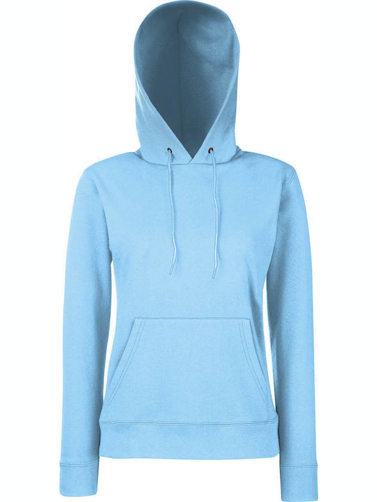 Fruit of the Loom Ladies Classic Werbe-Hoodie Sky Blue