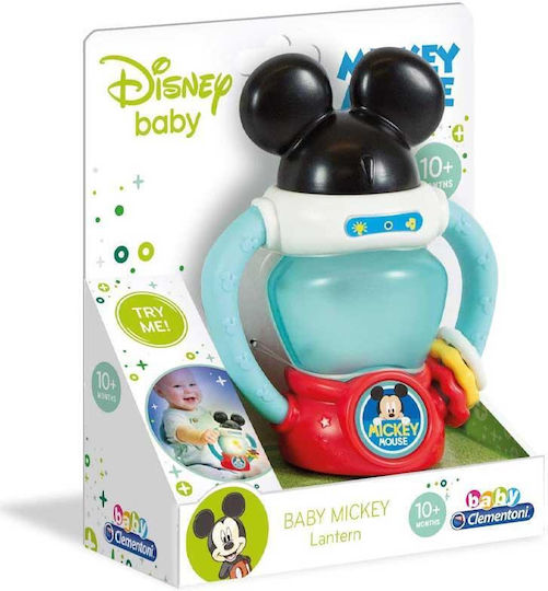 Clementoni Baby Toy Baby Mickey Interactive Lantern with Light and Sounds for 6++ Months
