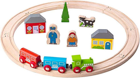 Big Jigs Vehicle Small Train made of Wood for 36++ Months