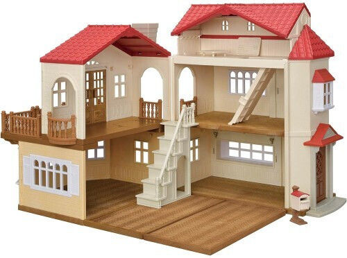 Epoch Toys Red Roof Country Home Secret Attic Playroom Sylvanian Families 5708