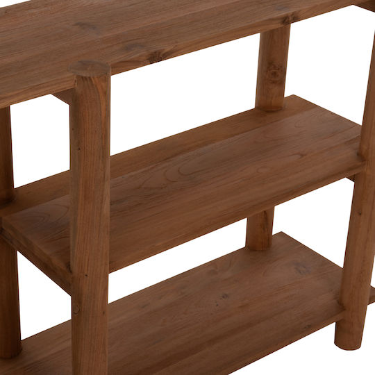 Kutai Κονσόλα από Μασίφ Ξύλο Φυσικό Rustic Μ120xΠ30xΥ80εκ.