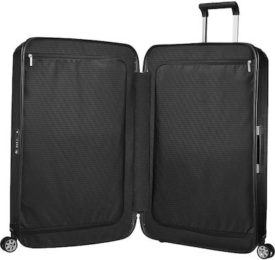 Samsonite Litebox Spinner Large Travel Suitcase Black with 4 Wheels