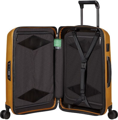 Samsonite Spinner Kabinenreisekoffer Yellow mit 4 Räder