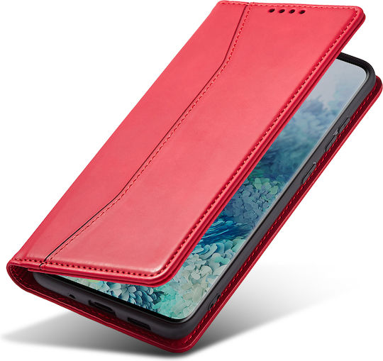 Bodycell PU Leather Портмоне Изкуствена кожа Червен (Realme 11 Pro / 11 Pro+)