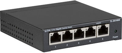 TP-LINK TL-SG105S v3 Unmanaged L2 Switch με 5 Θύρες Gigabit (1Gbps) Ethernet