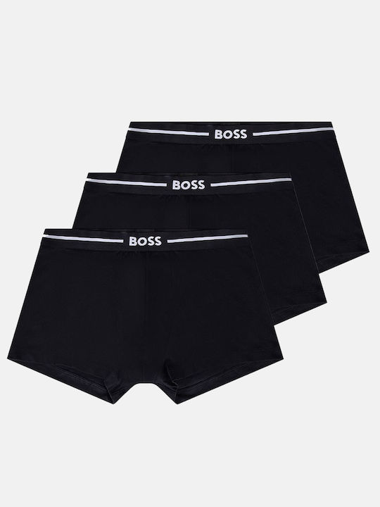 Hugo Boss Herren Boxershorts Schwarz 3Packung