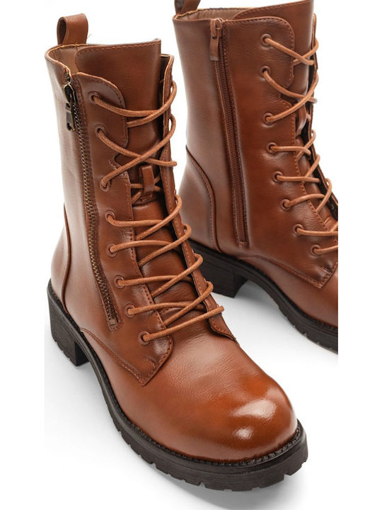Stiefeletten Damen Braun