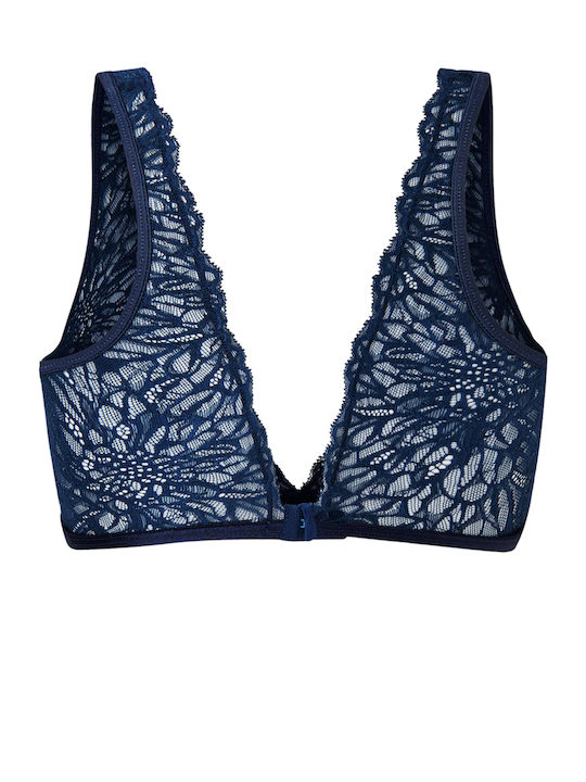 Pepe Jeans Women's Bralette Bra Navy Blue